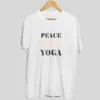 Peace Love Yoga Animal Print T-shirt Buy Online in India