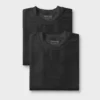 black plain mens t-shirt combo offer and womens t-shirt combo offer buy online india