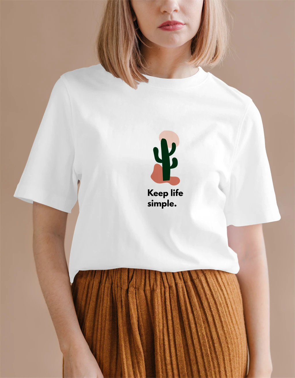 buy keep life simple minimalist t-shirt for women buy online