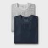 buy grey and navy blue plain t-shirt for mens and womens t-shirt combo offer buy online in india