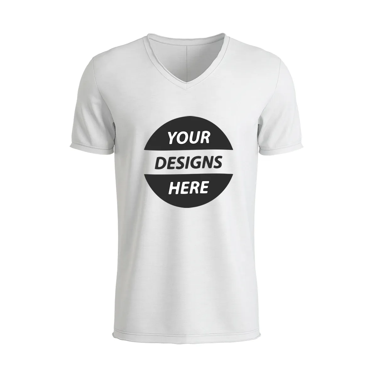 Buy Customized V neck T shirt for Women and Men in India Franky