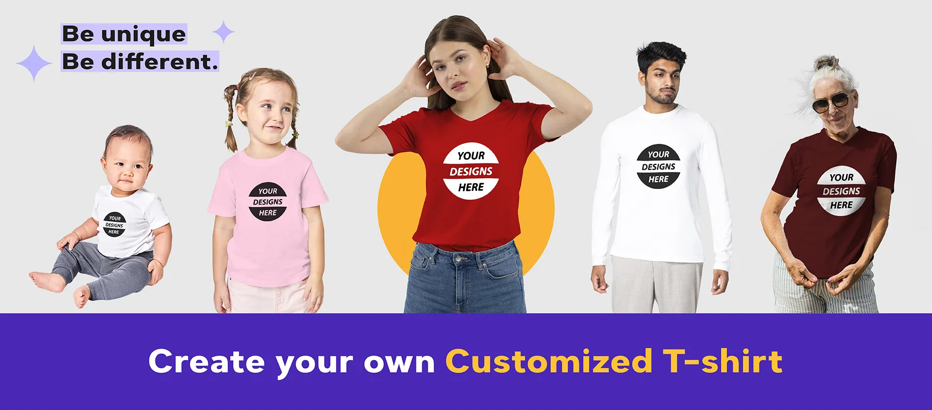 Buy Customized T shirts Online in - Franky Fashion