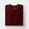 plain maroon t shirt womens buy online india