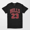 chicago bulls t shirt black custom printed t shirt india online