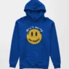 dont worry be happy smiley royal blue hoodie mens and women online