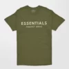 essentials t shirts printed olive green t shirt for men and women india online