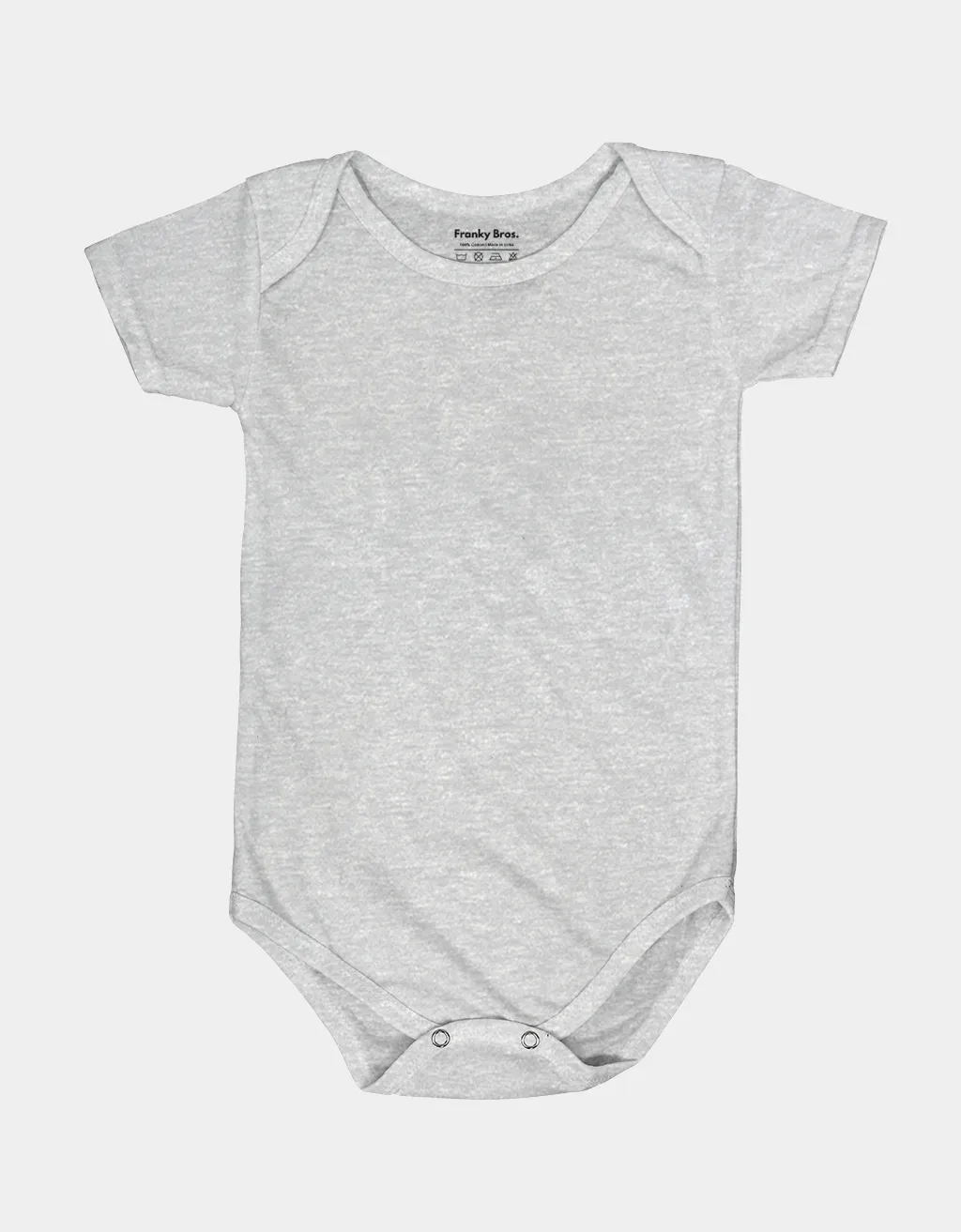 grey plain baby onesies for newborn baby clothes online india