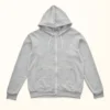 grey zipper hoodies for women winter wear india online