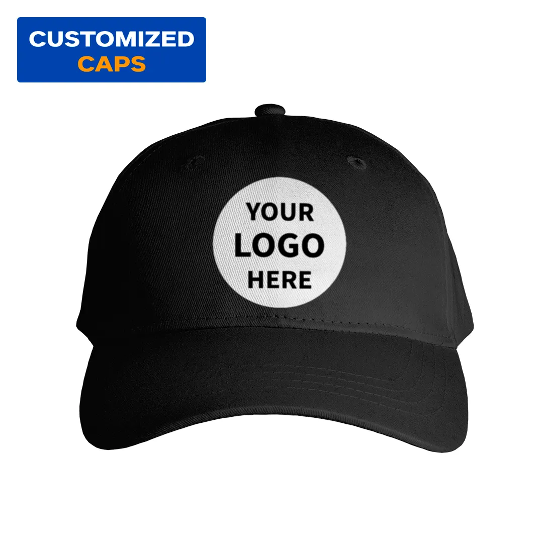 customized caps with logo printing and embroidery for events and staffs cotton caps manufacturers in india