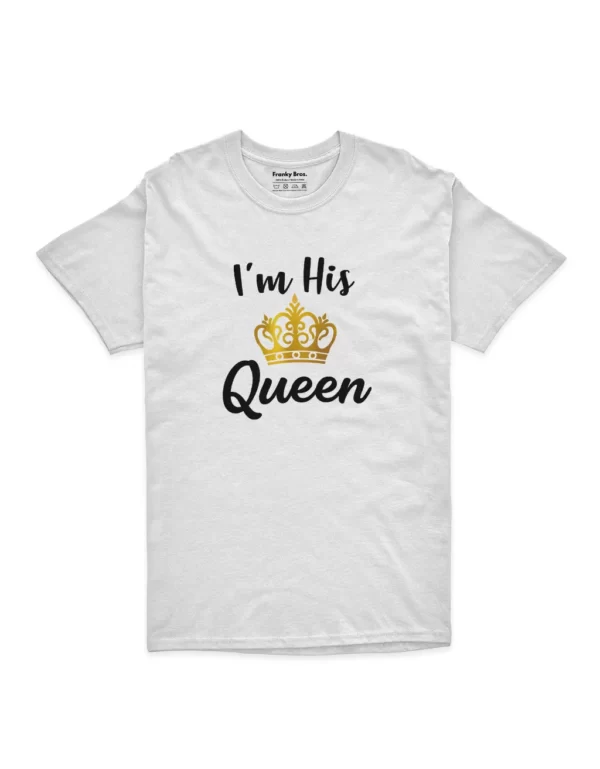 king queen couple t shirt white online