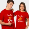 king queen t shirt for couples online india