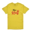 king queen t shirts yellow couple tshirt combo online