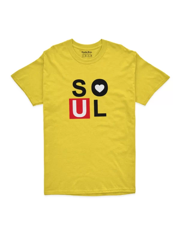 yellow soulmate matching couple tshirt online india