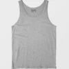 grey tank top for women and men gym vests online