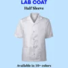 lab coat for nurses lab technicians and professionals white coat for lab franky bros hospital and industrial uniforms online india