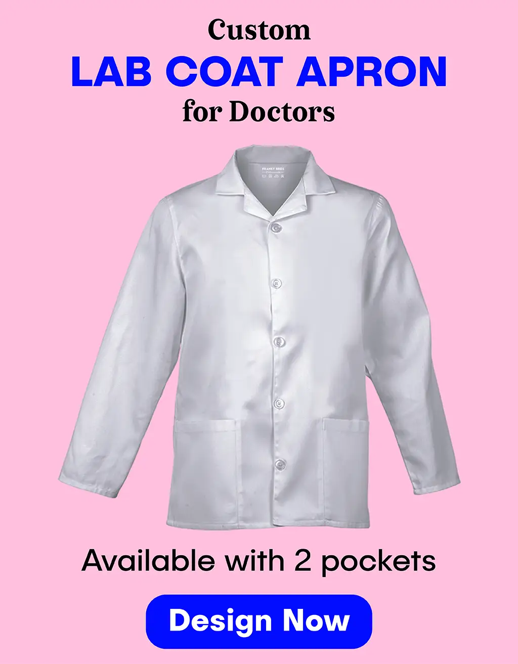 medical doctor coat white coat for doctors lab coat doctor apron with name franky bros professionals uniforms