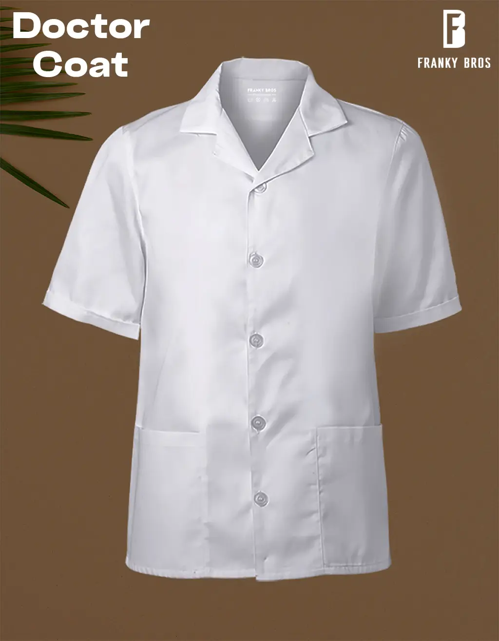 buy doctor apron white lab coat for doctors white doctor coat online franky bros professionals uniforms in india