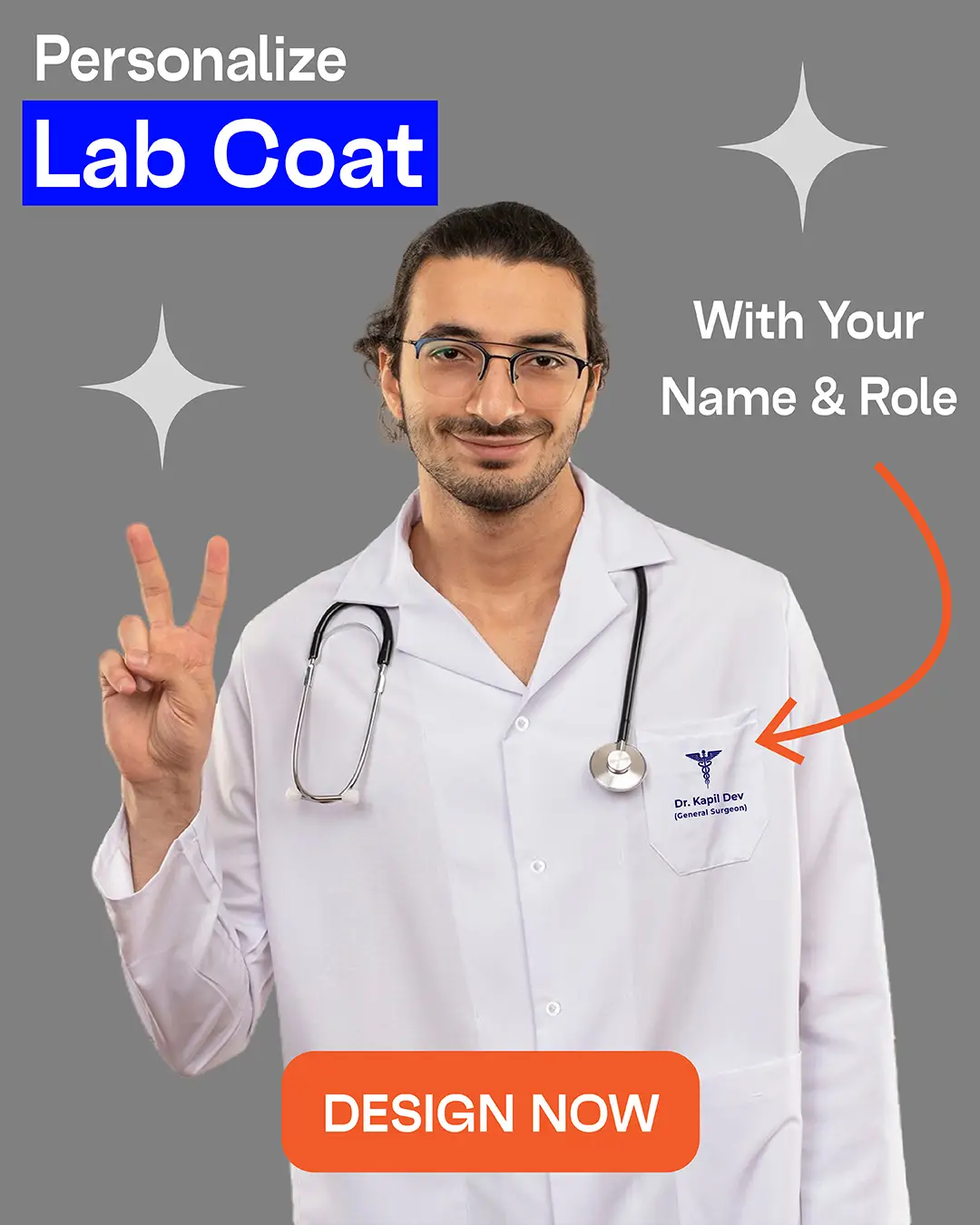 personalized lab coat for doctors with name custom white coat for men womens white lab coat near me white aprons for doctors with logo name embroidery and printing in india